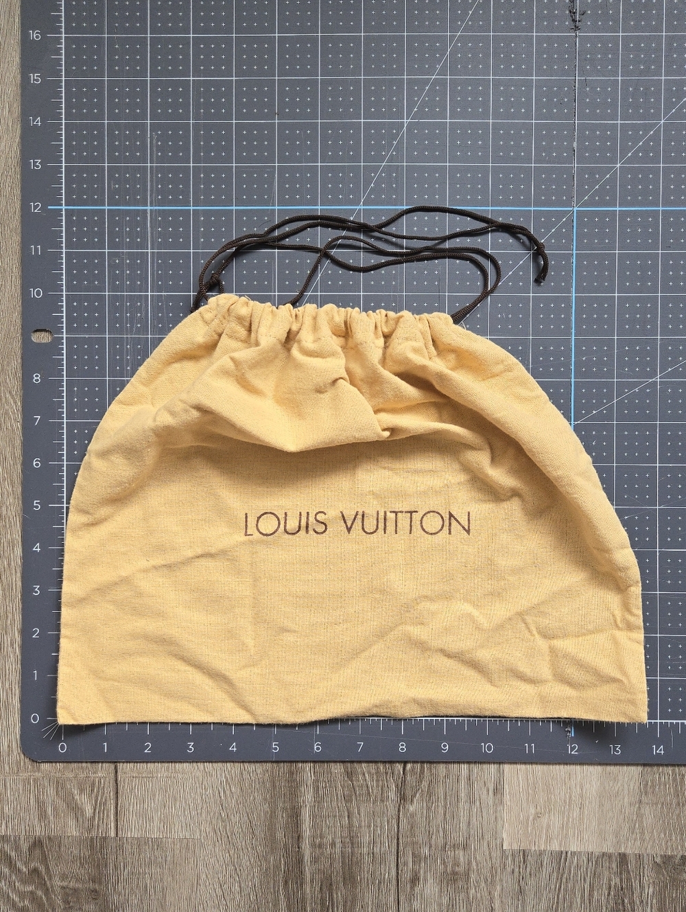 Louis Vuitton Dust Bag Drawstring Storage Bag Purse Protector 13.5x11.5